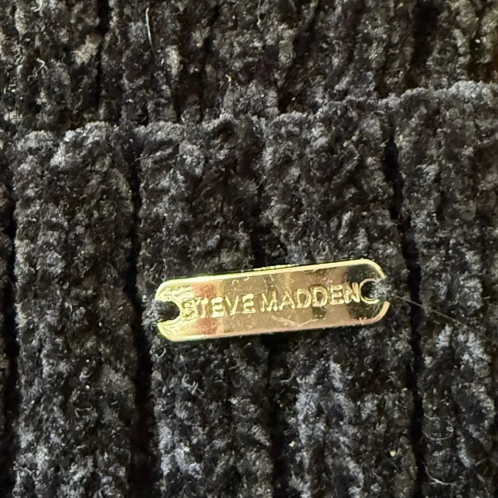 Steve Madden Chenille Beanie Hat & Scarf Set One Size NWT Faux Fur Nordstrom